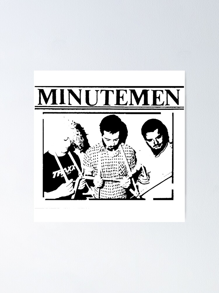 Alternate view of Minutemen Punk Band Poster
