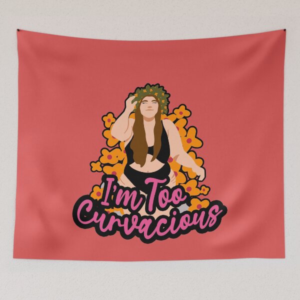 Item preview, I'm Too  Curvacious  - Never Have I Ever Netflix Series - Body Positive designed and sold by Mindy Bubble.