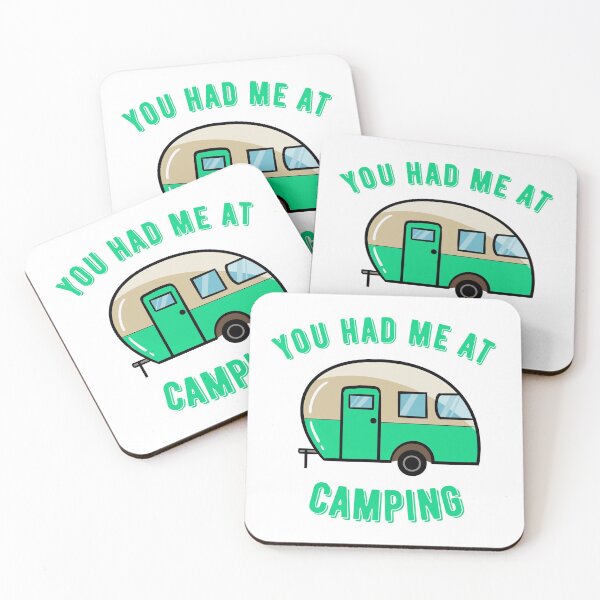 Item preview, You Had Me At Camping Caravan Graphic T shirt designed and sold by Dan66.