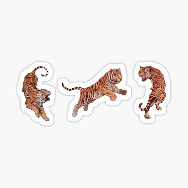 Tiger love Sticker