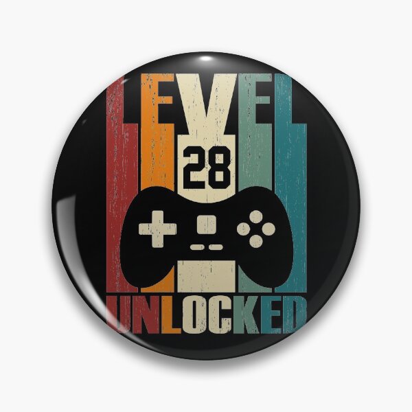 Item preview, Level 28 Unlocked 28th Birthday Gift 28 Years Old Vintage 1992 Video Gamer designed and sold by nana1099.