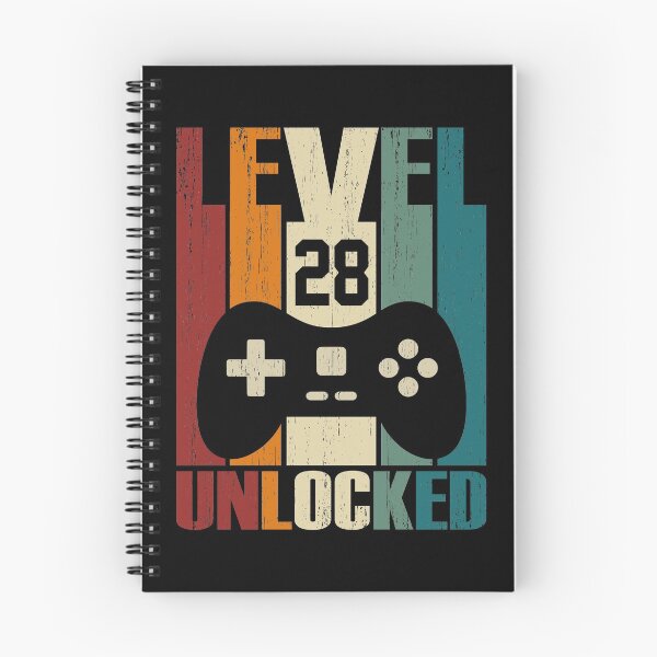 Item preview, Level 28 Unlocked 28th Birthday Gift 28 Years Old Vintage 1992 Video Gamer designed and sold by nana1099.