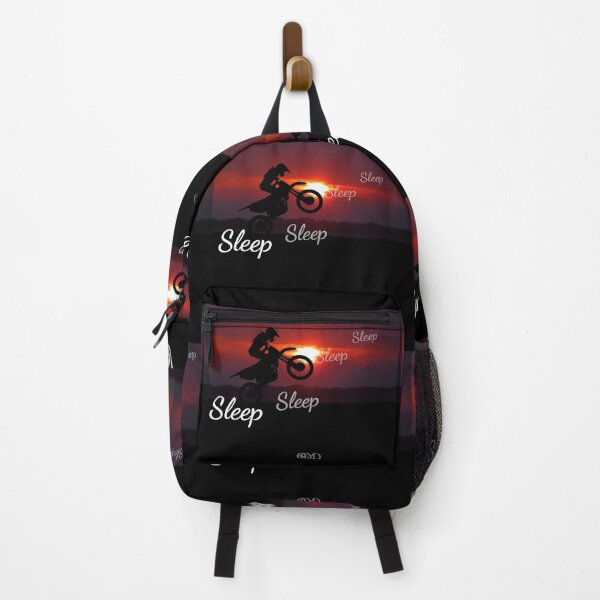 Item preview, Motorcycle Dirt Bike - bike lovers - night rider - red black sunset designed and sold by NoGrayDays1.