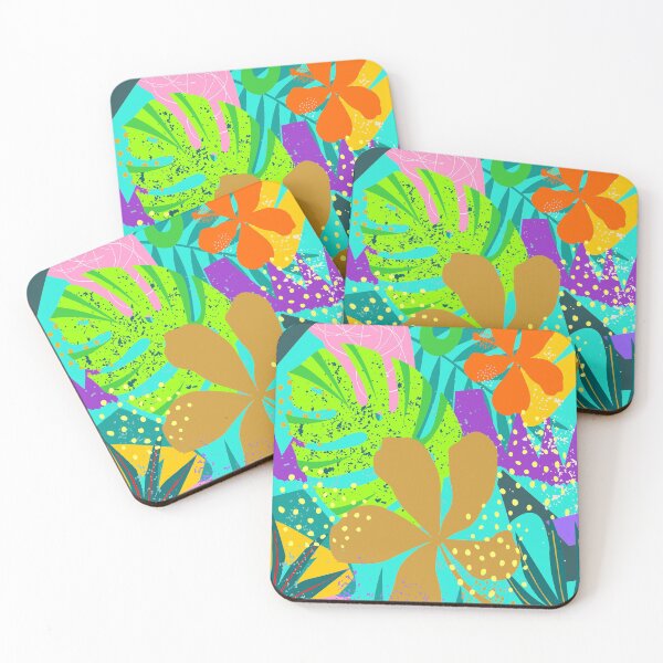 Item preview, Abstract Colorful Monstera design 2,  a delightful bright watercolor casual design for those summer parties. Hope you can have fun with this. designed and sold by JOHNC1.