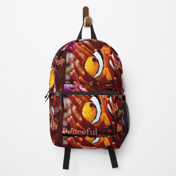 Item preview, Ocean Sea Life - sleeping resting clown fish animal print designed and sold by NoGrayDays1.