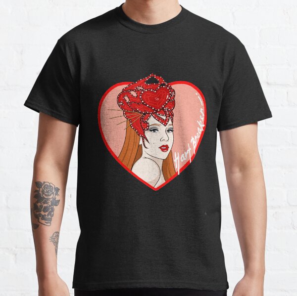 Hart Breaker - LadyHart Pin Up Print Classic T-Shirt