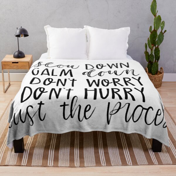 Item preview, Slow down. Calm down. Trust the process. designed and sold by kayleetubbs.