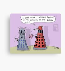 dalek who Canvas Print