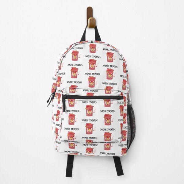 Dope Trash Slasher Font Red Backpack