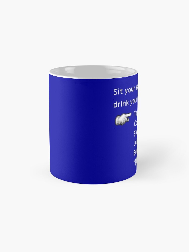 Alternate view of Drink your goddamn tea Mug
