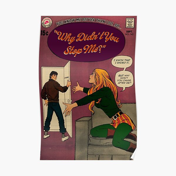 Mitski Be The Cowboy Why Didn't You Stop Me Vintage Style Poster Poster