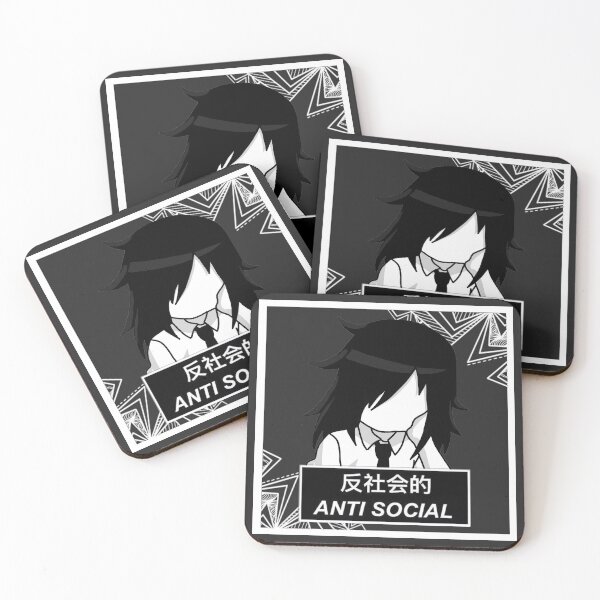 Item preview, Tomoko "Anti Social" Stencil designed and sold by flojaax.