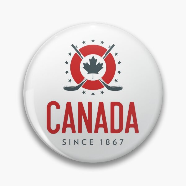 Item preview, Canada Since 1867, Hockey Sticks and Maple Leaf Design designed and sold by designwaves.