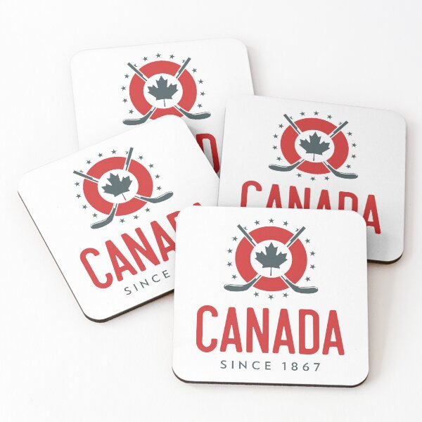 Item preview, Canada Since 1867, Hockey Sticks and Maple Leaf Design designed and sold by designwaves.