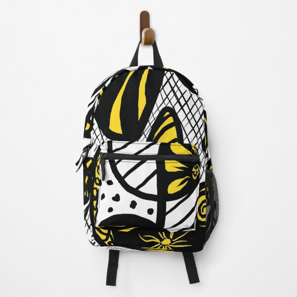 Item preview, Patterns Within Patterns In Black And Yellow Ink designed and sold by Zilpa’s Prints.