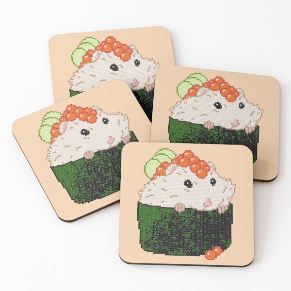 Item preview, Cross Stitch Sushi Hamster designed and sold by CrossStitchQ.