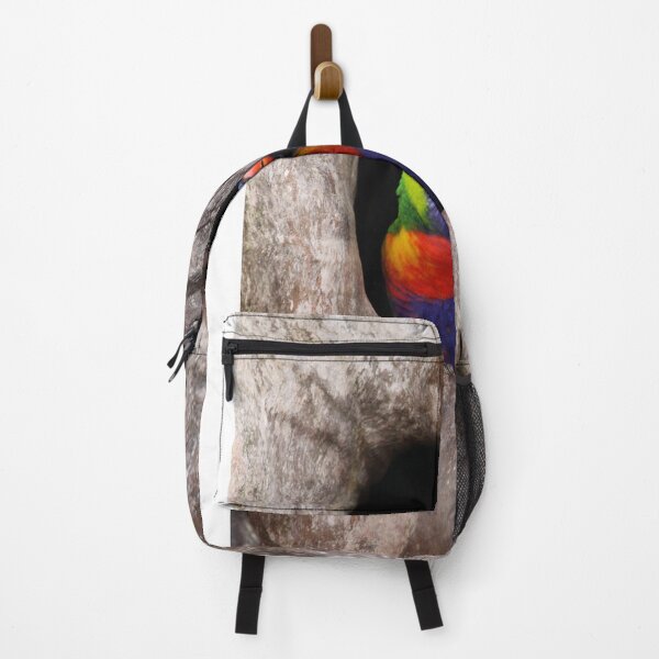 Item preview, Home sweet home - a Rainbow Lorikeet sitting in a Tree hollow designed and sold by OzTamizhan.