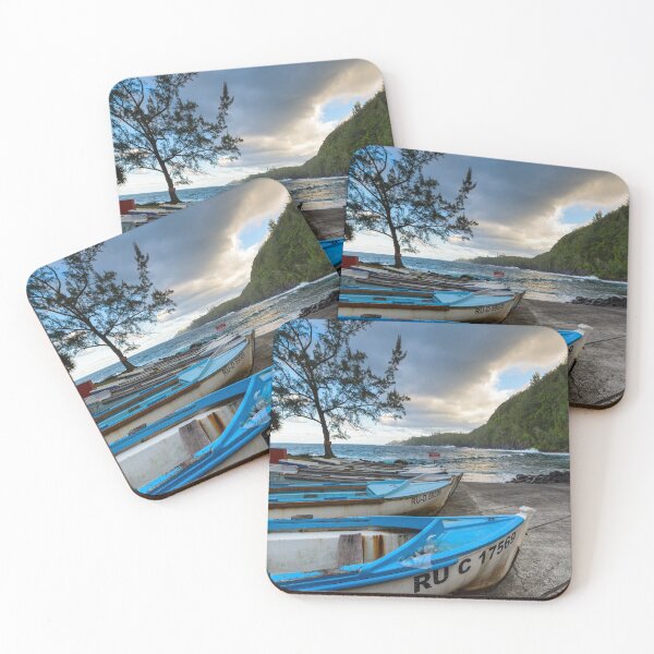 Item preview, Anse des Cascades and boats designed and sold by Gaël FONTAINE.