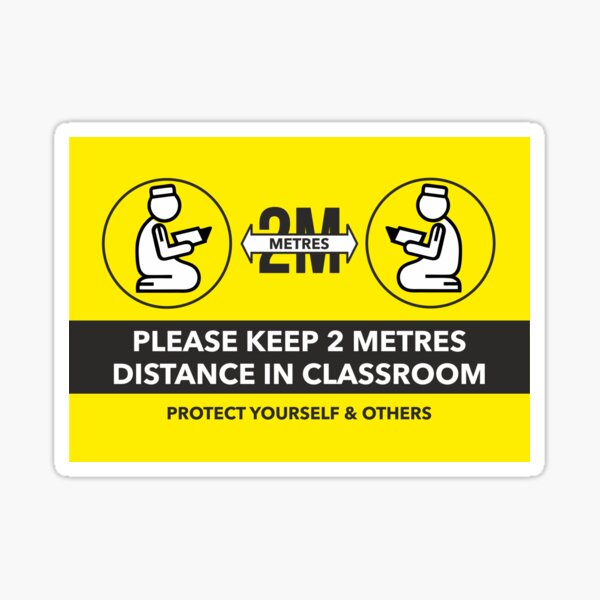 Item preview, Safety Poster, Masjid, Mosque, Social Distancing, 2 Metres Apart, Social Distance, Safety Policy, 6 Feet Apart, Keep Your Distance designed and sold by slkprint.