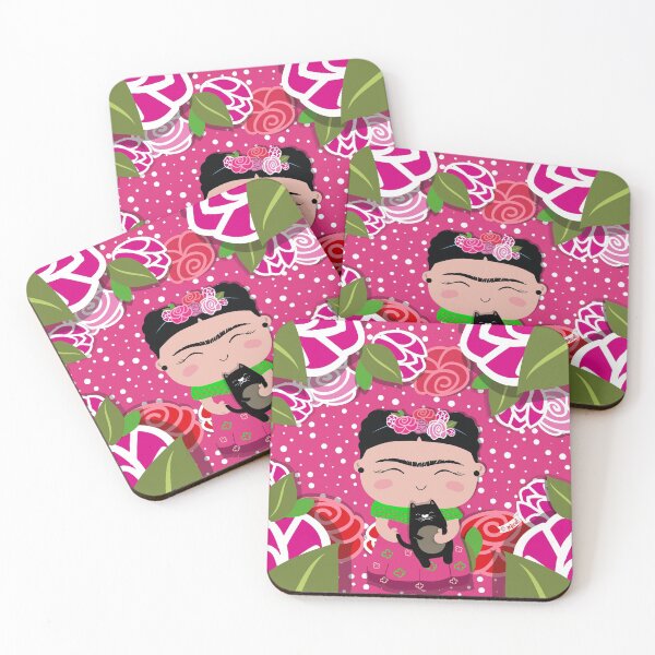 Item preview, Floral Frida khalo designed and sold by micalisv.
