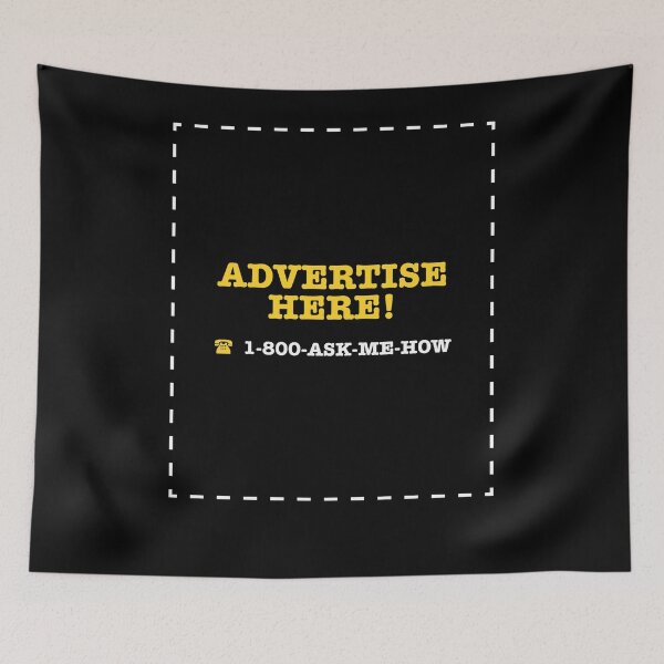Aperçu de l'œuvre Advertise Here! Ask me How créée et vendue par vomaria.
