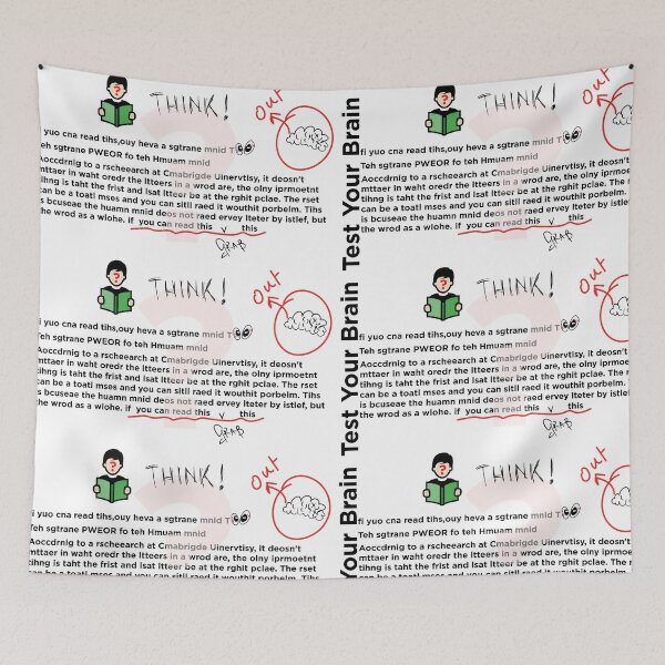 Item preview, mind test poster| test your mind | mind test game| brain test game  designed and sold by KARTICK DUTTA.