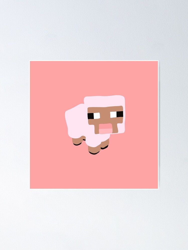 Baby Minecraft Schaf Poster Von Xamxam00 Redbubble