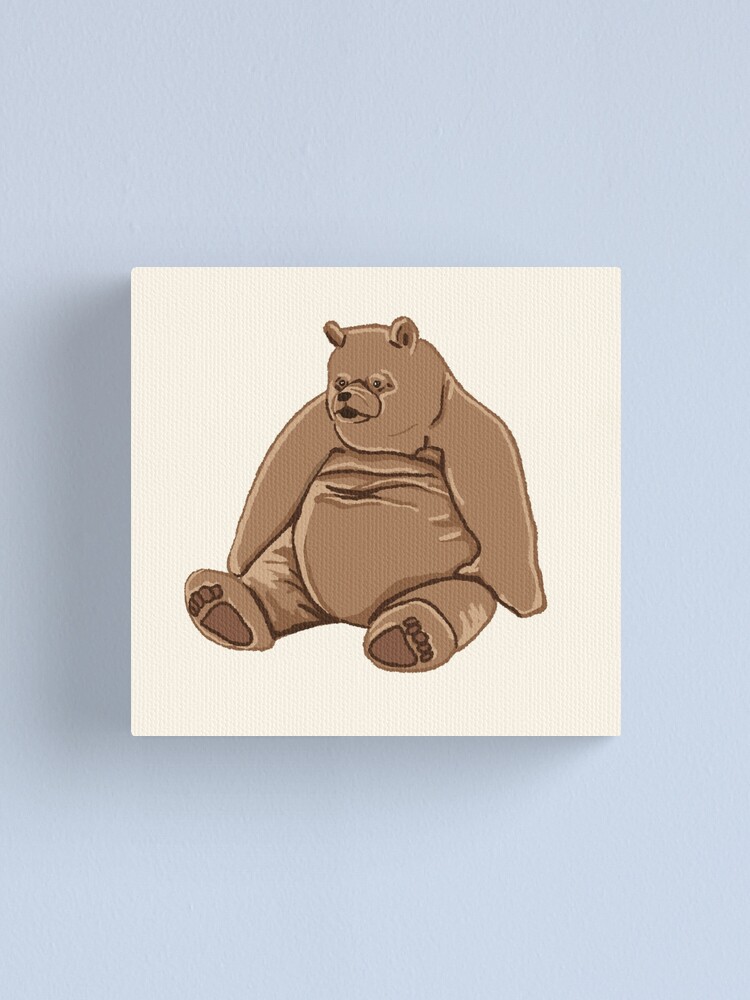 Cute Fat Bear Illustration - Chubs the Bear Cute Fat Bear Illustration - Chubs the Bear