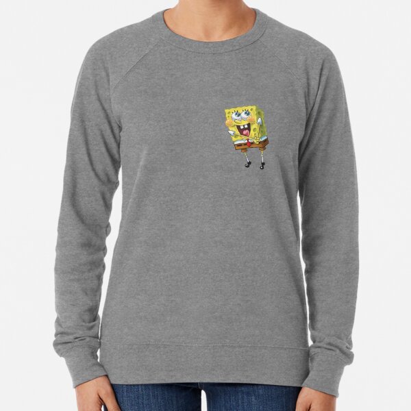 SpongeBob Cute Stickers Lightweight Sweatshirt