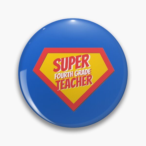 Item preview, Fourth Grade Teacher Gifts | Super Fourth Grade Teacher designed and sold by betternotes.
