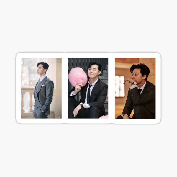 Park Seo Joon dans un pack d'autocollants de costume Sticker
