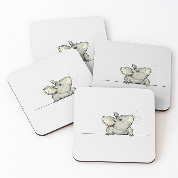 Item preview, Curious Peeking Field or Corn Mouse  designed and sold by Thordur Sturluson.