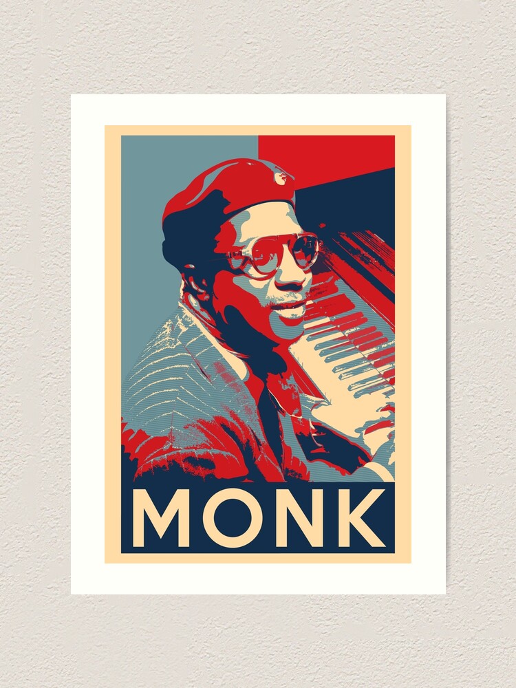 Thelonious Monk Hope Poster - Sizes of Jazz History | Art Print