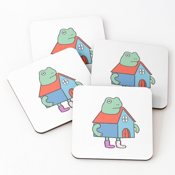 Item preview, frog in a house designed and sold by yoitbmejess.