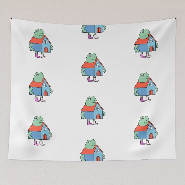 Item preview, frog in a house designed and sold by yoitbmejess.