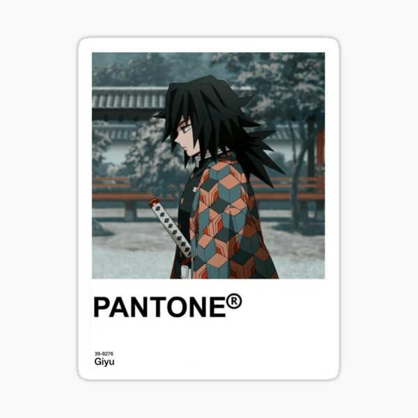 Giyu Tomioka Pantone Sticker Sticker