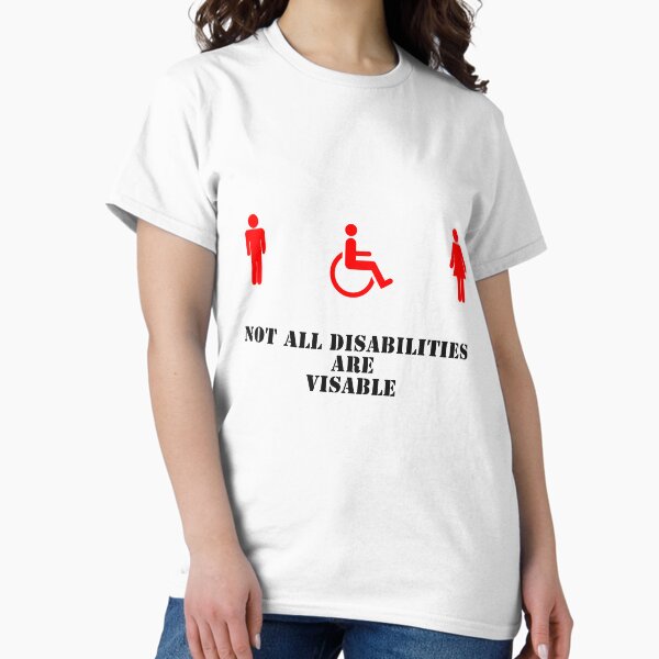 Item preview, Not all disabilties  are visable designed and sold by designbywhacky.