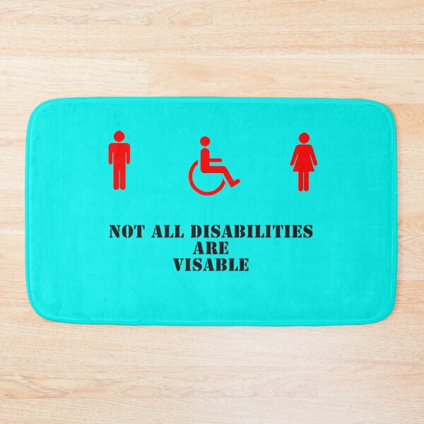 Item preview, Not all disabilties  are visable designed and sold by designbywhacky.