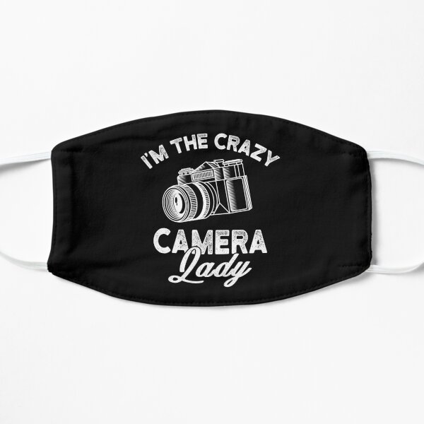 Crazy Camera Lady Funny Gift Mask