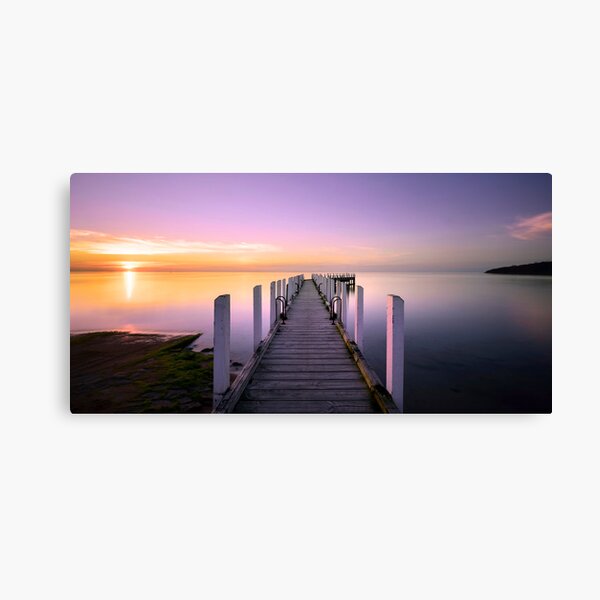 Safety Beach Jetty Sunset Canvas Print