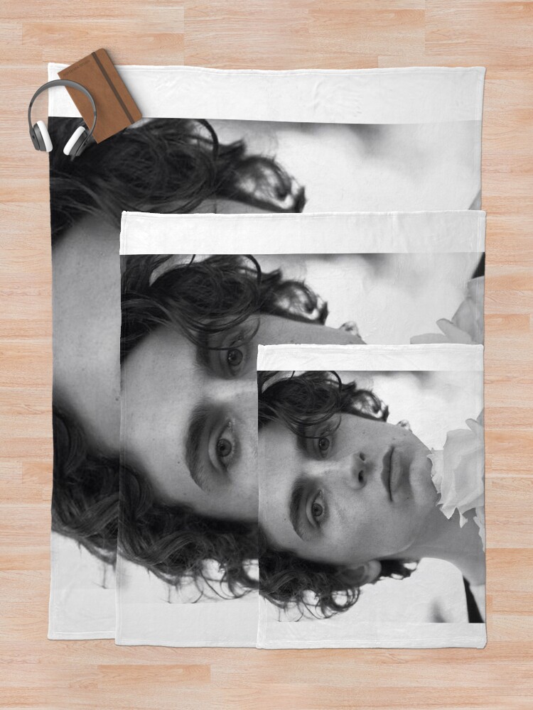 "vintage timothee chalamet" Throw Blanket by bazilebetty Redbubble
