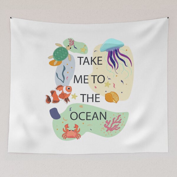 Item preview, Take me to the ocean Vibes, Ocean creatures, Sea life  designed and sold by SGS-.