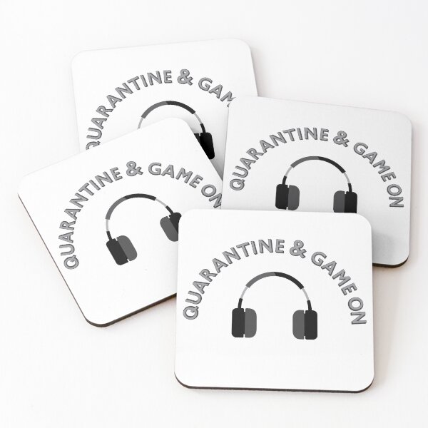 Item preview, Quarantine & Game On Headphones designed and sold by ShinsenMerch.