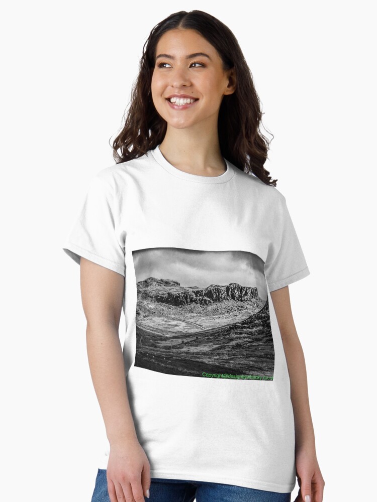 Thumbnail 2 of 7, Classic T-Shirt, Snowdonia 1 By Whacky designed and sold by bywhacky.