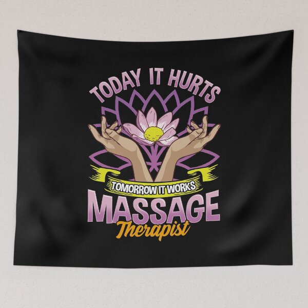 Item preview, Today It Hurts Tomorrow It Works Massage Therapist designed and sold by perfectpresents.
