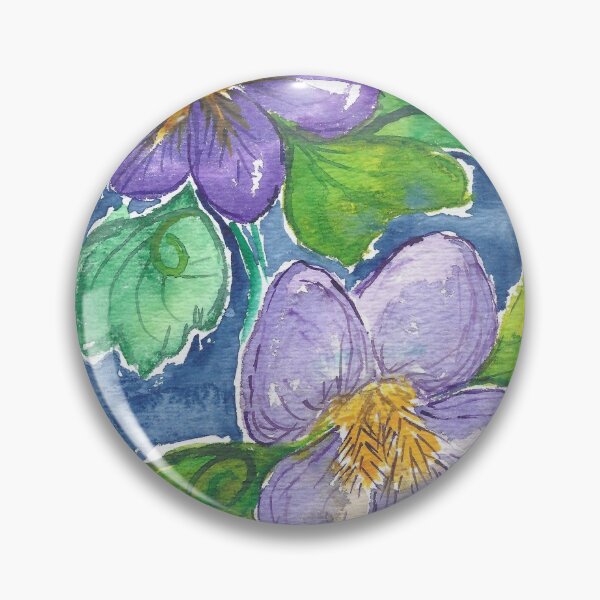 Item preview, Watercolor Violets designed and sold by artsyANTcreatns.
