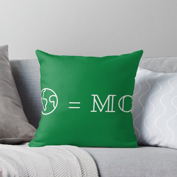 Item preview, E=MC2 with Earth, Einstein's formula about Mass and Energy designed and sold by BrightAwesome.