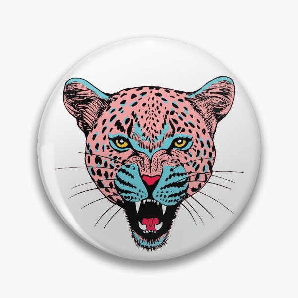 Item preview, Leopard head roar designed and sold by LiliyaSavelieva.