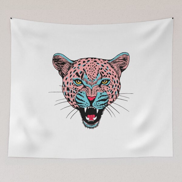 Item preview, Leopard head roar designed and sold by LiliyaSavelieva.