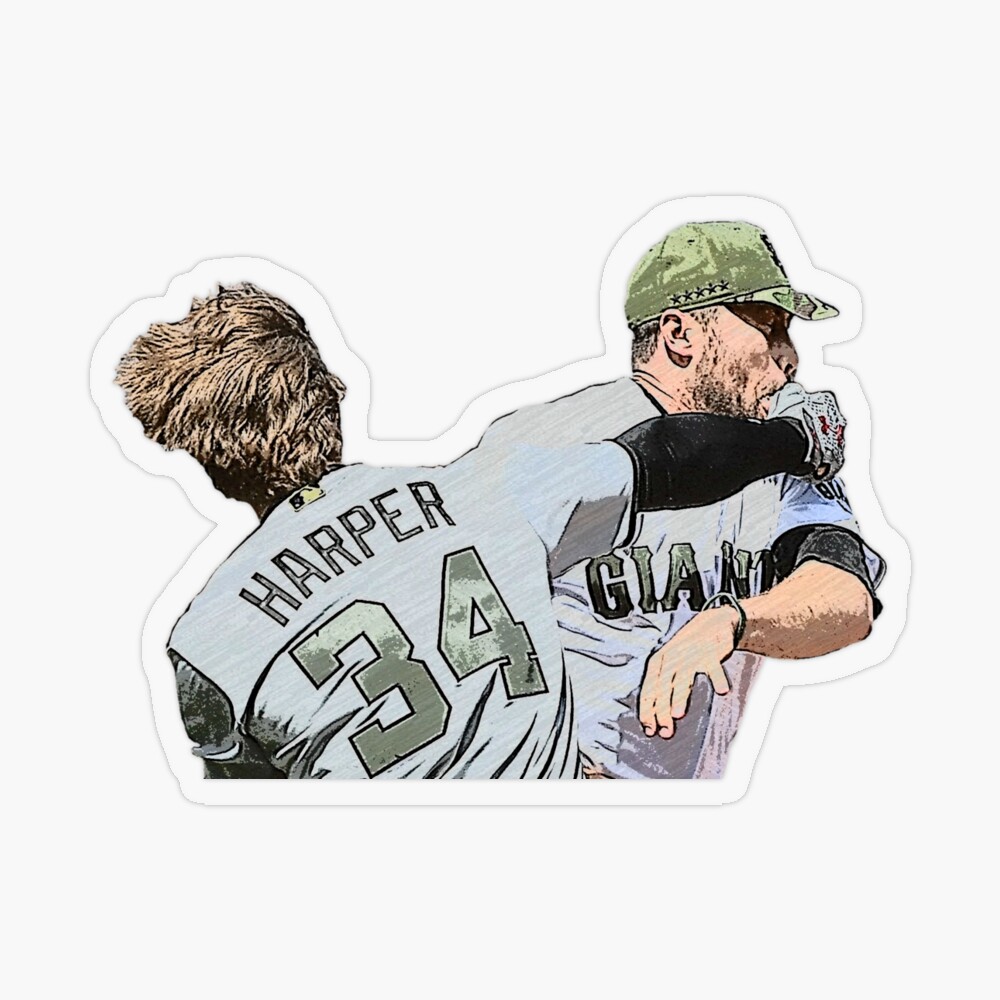 Bryce Harper Bat Throw Sketch | Sticker